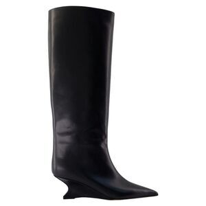 Nina 50 Boots - Paris Texas - Leather - Black